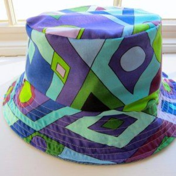 Handmade Upcycled Vintage Reversible Bucket Hat
